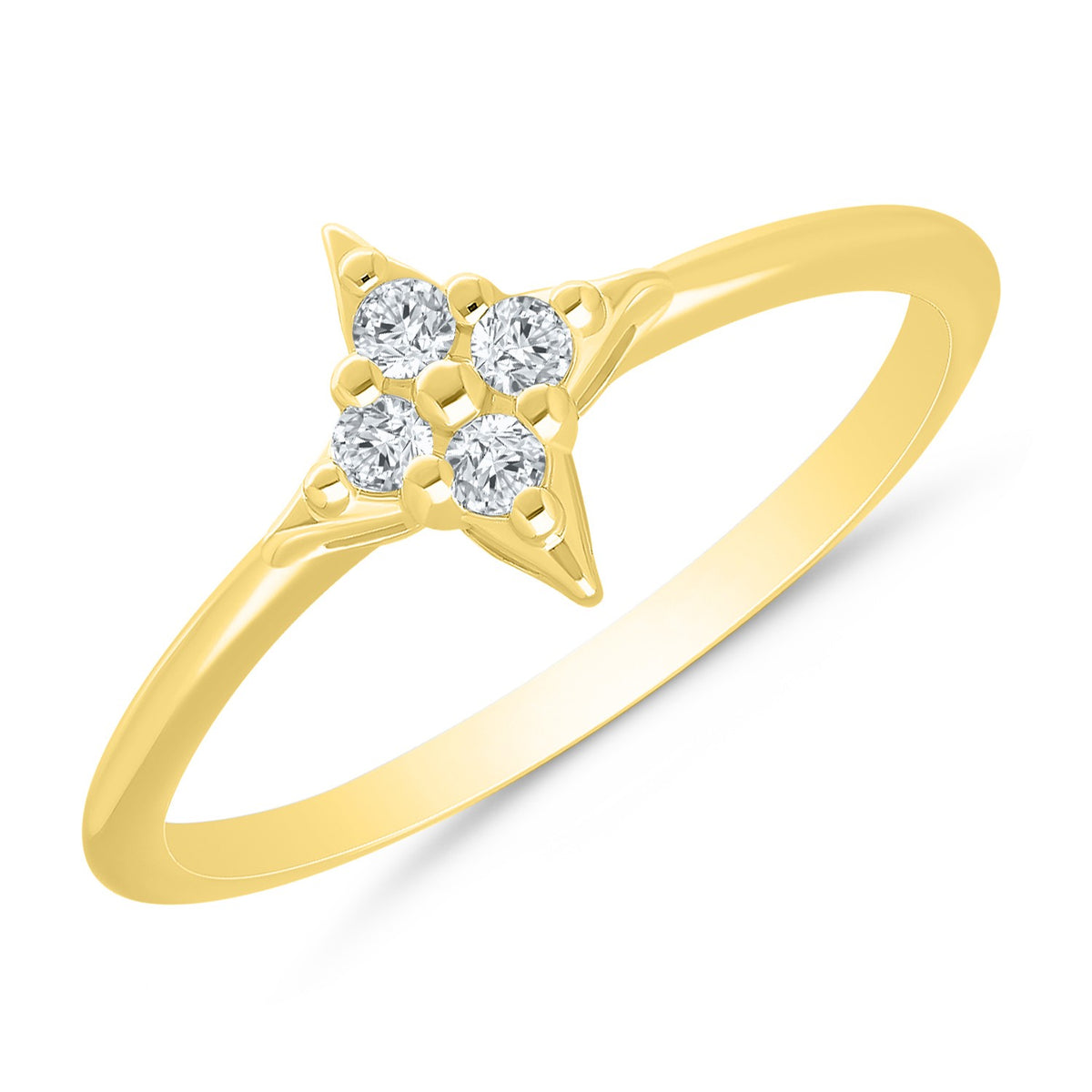 Star Of Hope 14Kt Yellow Gold Ring