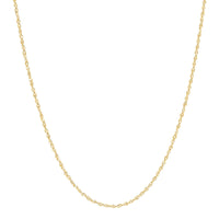 14Kt Yellow Gold 1.15mm 16" Singapore Chain Necklace