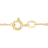 14Kt Yellow Gold 1.15mm 16" Singapore Chain Necklace