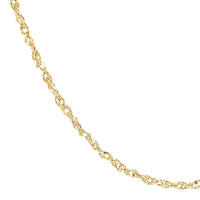 14Kt Yellow Gold 1.15mm 16" Singapore Chain Necklace