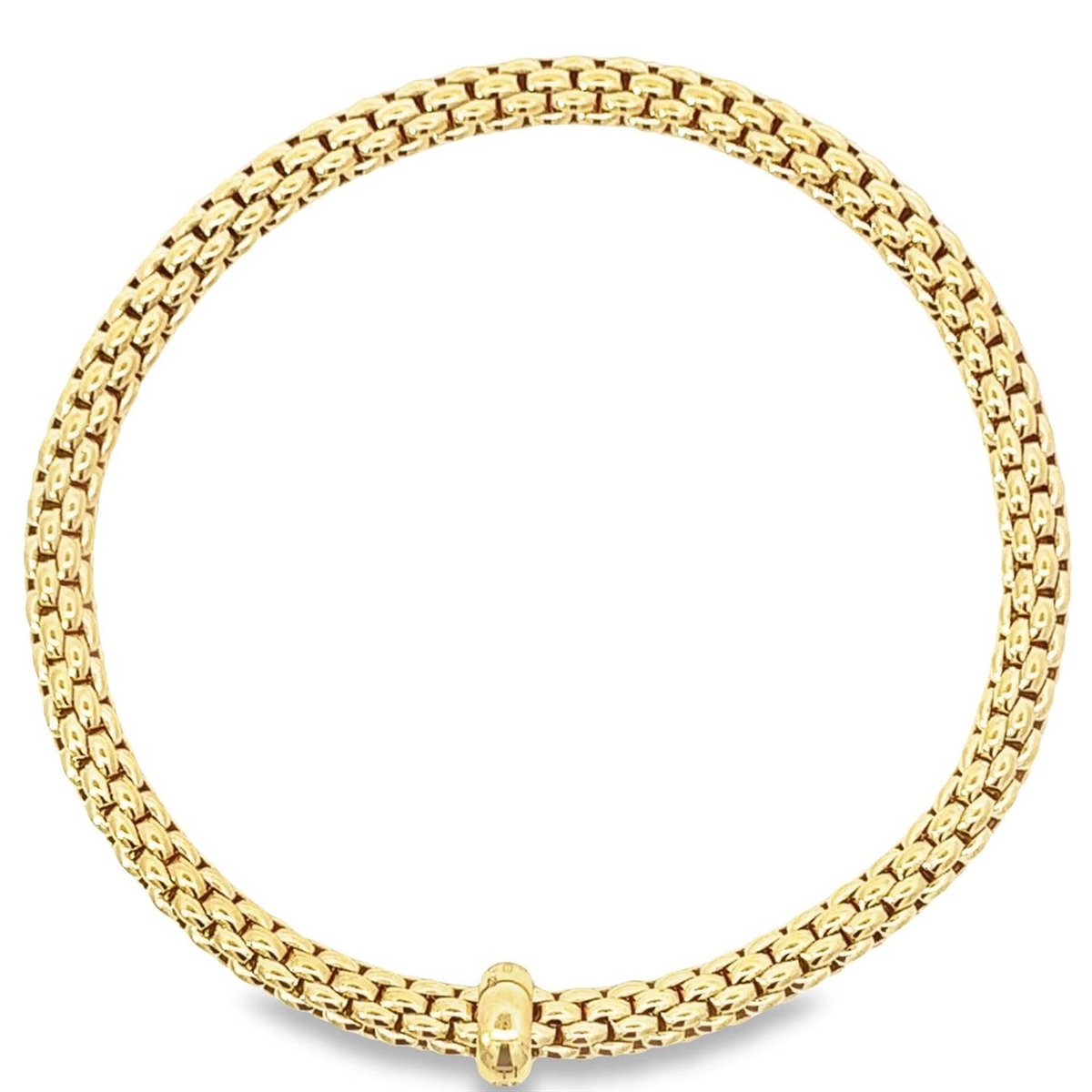 FOPE 18K Yellow Itallian Gold SOLO Flex-it Bracelet