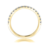 A.Jaffe Classic 0.15cttw Diamond Anniversary Band in 14Kt Yellow Gold