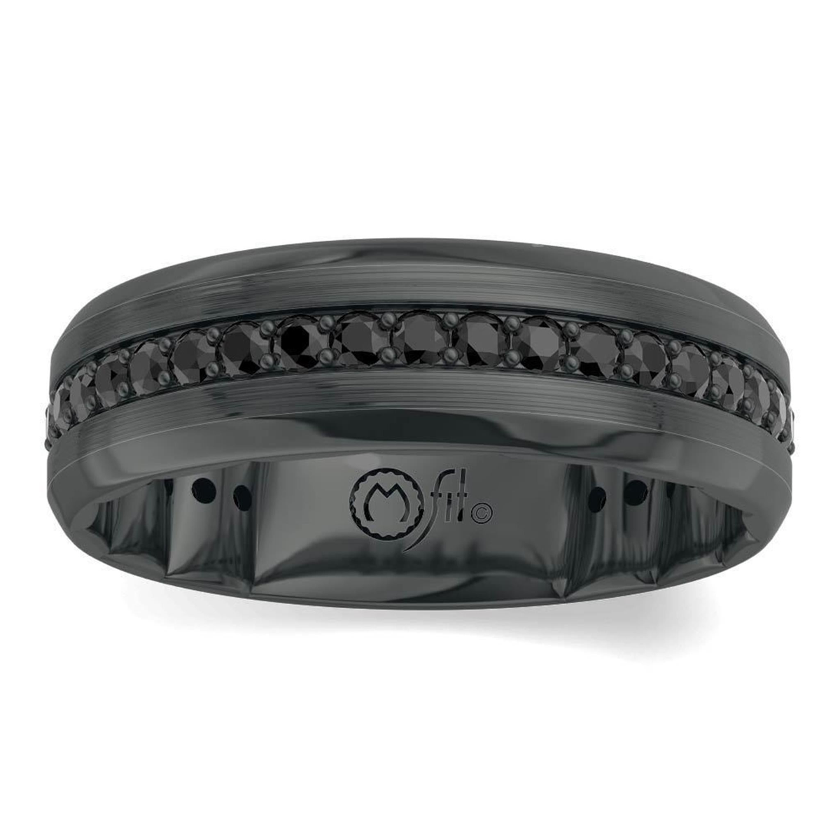 Diamond - Men's Wedding Band