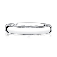 A.Jaffe Shared Prong Bright Polished Wedding Band