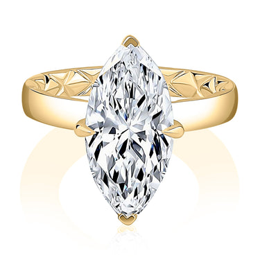 A. Jaffe Marquise-Cut Center Stone Hidden Halo Engagement Ring Mounting