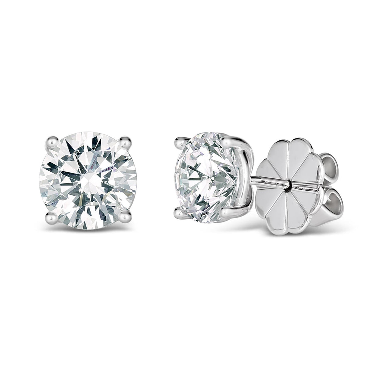 Travel Collection Classic 6Cttw Crystalline Stud Earrings