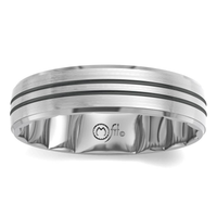 14Kt White Gold 7.5mm M-Fit Wedding Band