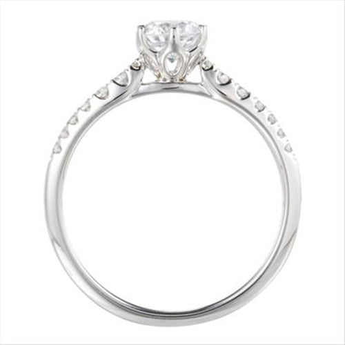 18Kt White Gold Engagement Ring Mounting