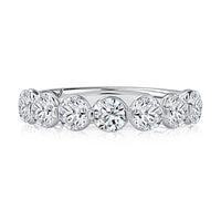 A. Jaffe Lotus Collection Semi-Eternity 2.31ctw Diamond Anniversary Band
