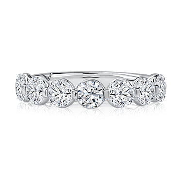 A. Jaffe Lotus Collection Semi-Eternity 2.31ctw Diamond Anniversary Band