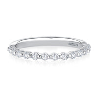 A.Jaffe Shared Prong 0.39cttw Diamond Anniversary Band in 14K White Gold