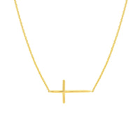 14Kt Yellow Gold Cross Pendant