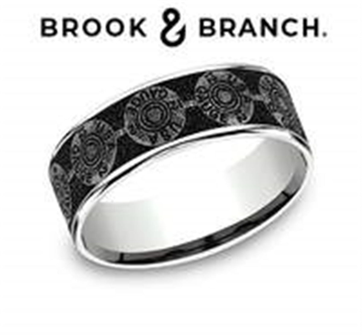 Brook & Branch 14Kt White Gold And Tantalum Band