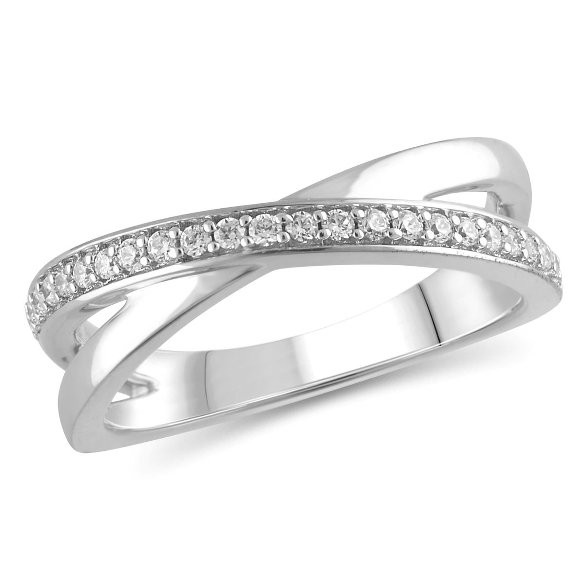 14Kt White Gold Classic Fashion Fashion Ring With 0.20cttw Natural Diamonds