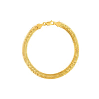 14Kt Yellow Gold Herringbone Bracelet