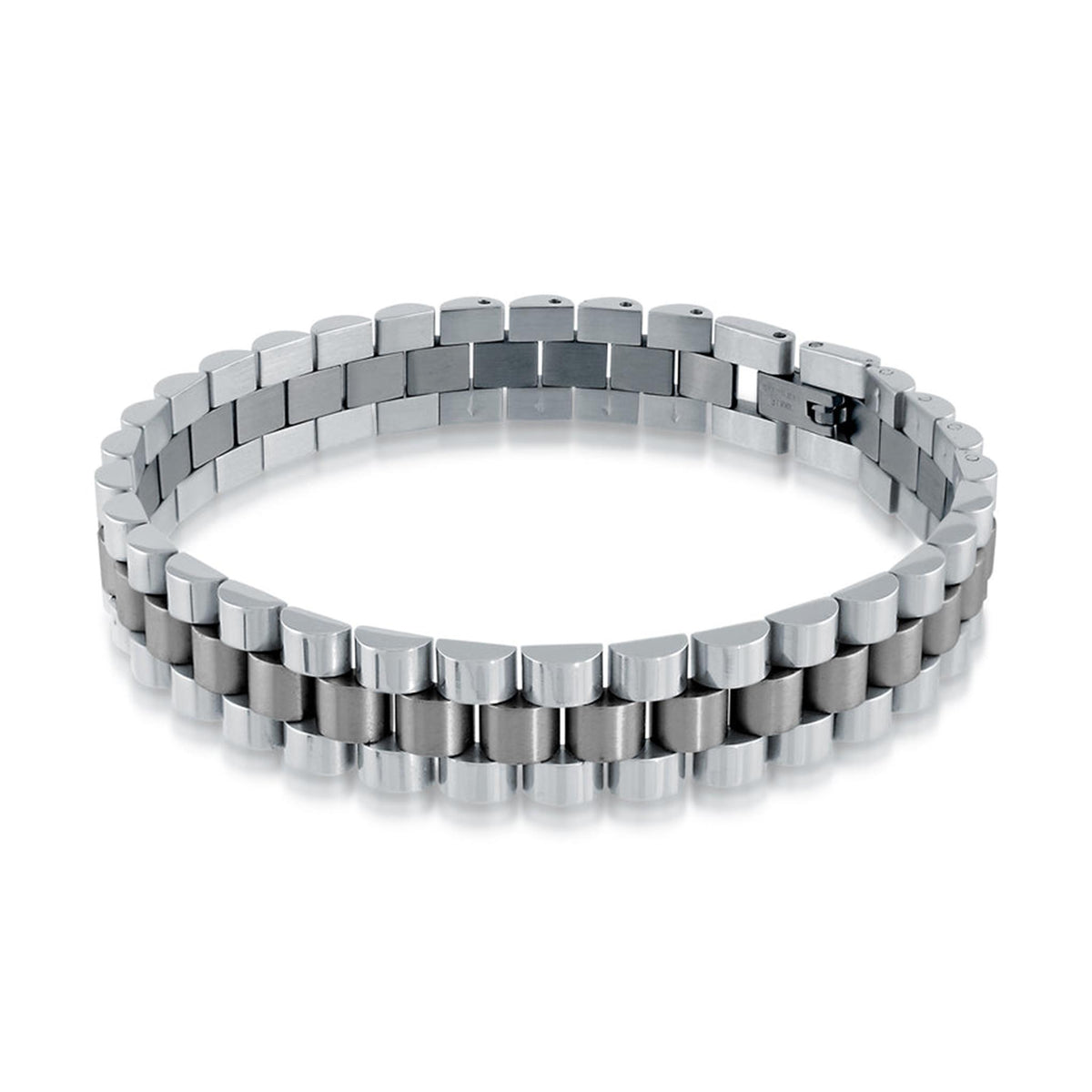 Stainless Steel Iconic Watch Band Style Bracelet