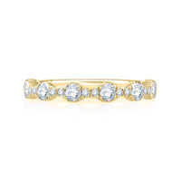 A.Jaffe Floating Bubble 0.73ctw Diamond Wedding Band