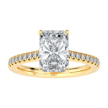 Lasker's Big Rocks Lab-Grown Collecton Ring with 2.00ct Lab-Grown Center  Diamond