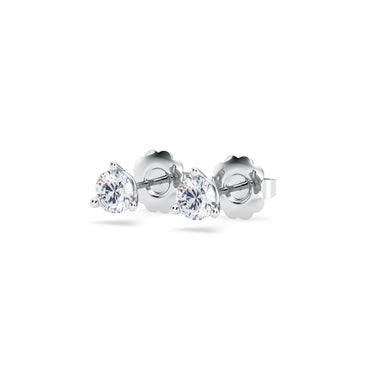 14K White Gold Martini Stud Earrings with .54cttw Diamonds (I/J Color - SI1 Clarity)