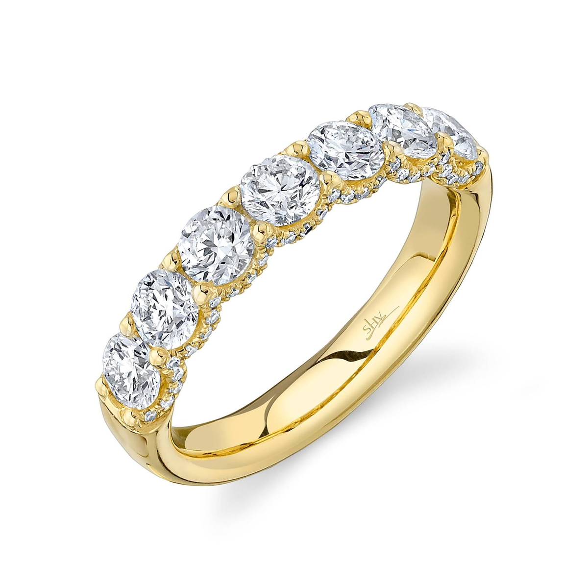 Shy Creation Gold Duchess Diamond Band