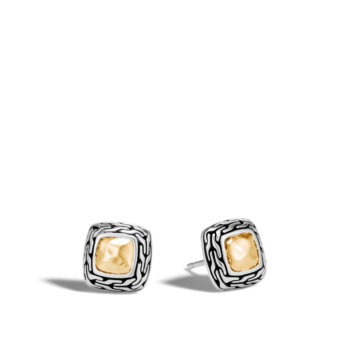 John Hardy Silver Classic Stud Earrings