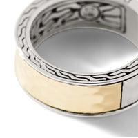 Sterling Silver & 18Kt Contemporary Fashion Ring