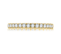 A.Jaffe Classic 0.15cttw Diamond Anniversary Band in 14Kt Yellow Gold