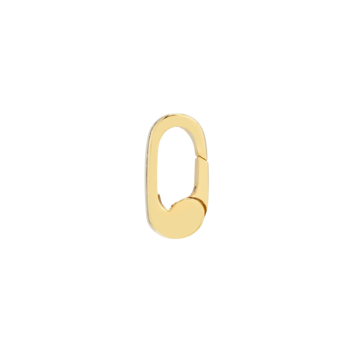 14Kt Yellow Gold Push Lock Clasp