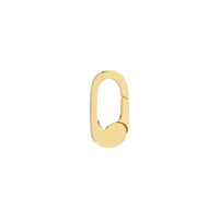 14Kt Yellow Gold Push Lock Clasp