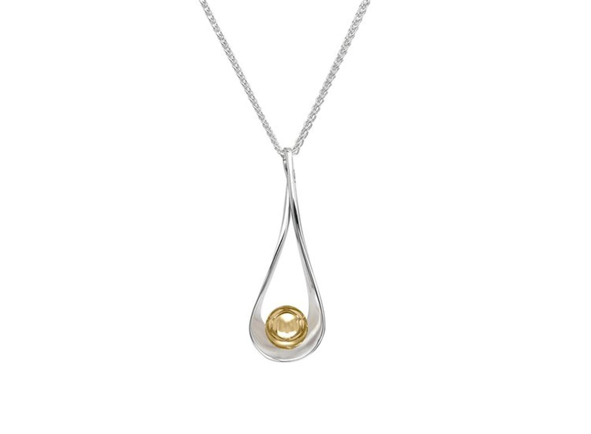 E.L. Designs Silver & Gold Rendezvous Necklace