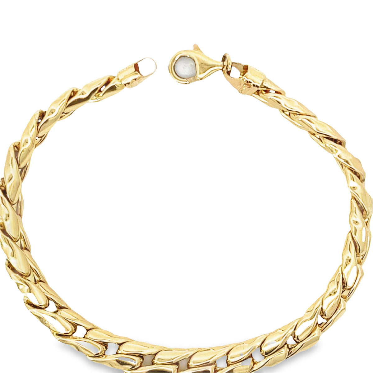 14Kt Yellow Gold Curb Link Bracelet