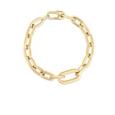 Roberto Coin 18Kt Yellow Large Link Paperclip Bracelet