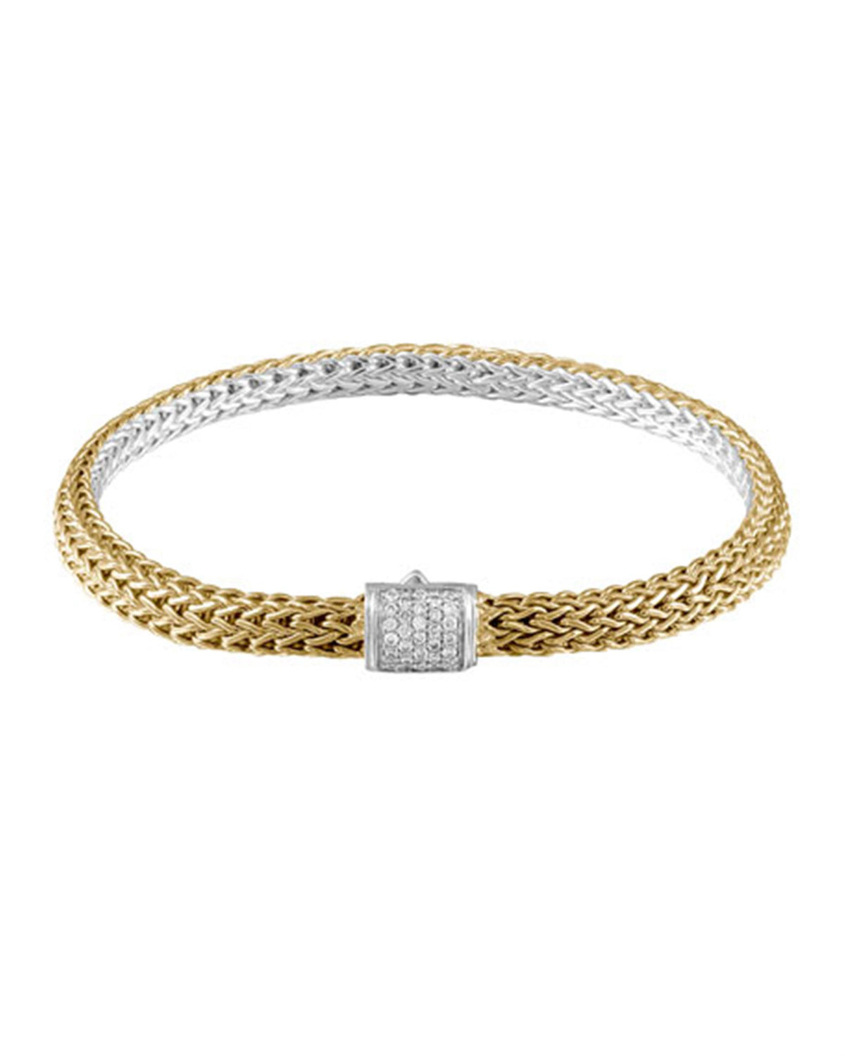 John Hardy 18K Gold & Silver Reversible Icon Bracelet