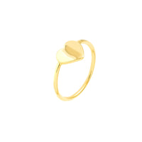 14Kt Yellow Gold Heart Fashion Ring