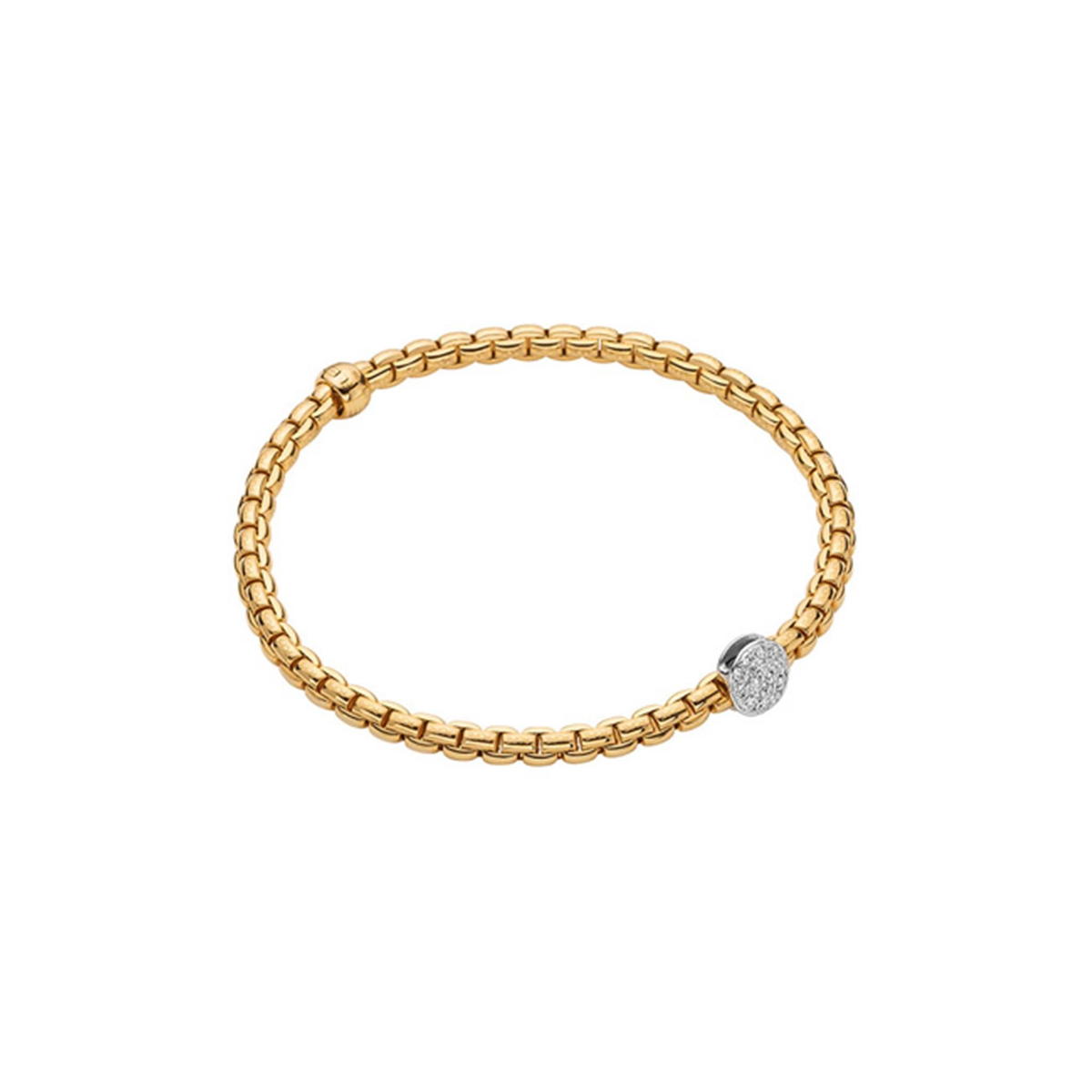 FOPE 18K Rose Italian Gold EKA Flex-It Bracelet