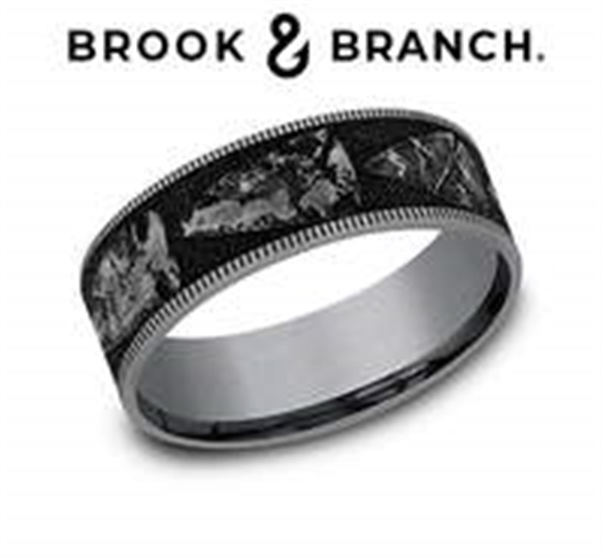 Brook  Branch Tantalum And Black Titanium Band