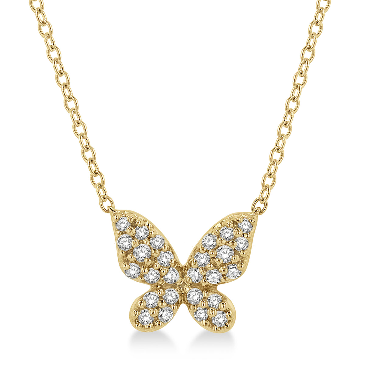 Lasker Petites 10Kt Yellow Gold Butterfly Pendant