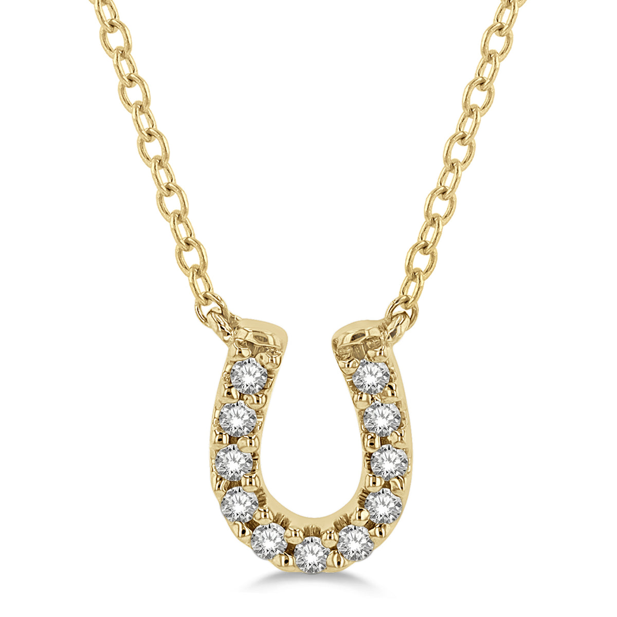 Lasker Petites 10Kt Yellow Gold Horseshoe Pendant