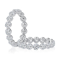 A. Jaffe Lotus Collection Shared Prong 3ctw Diamond Eternity Band
