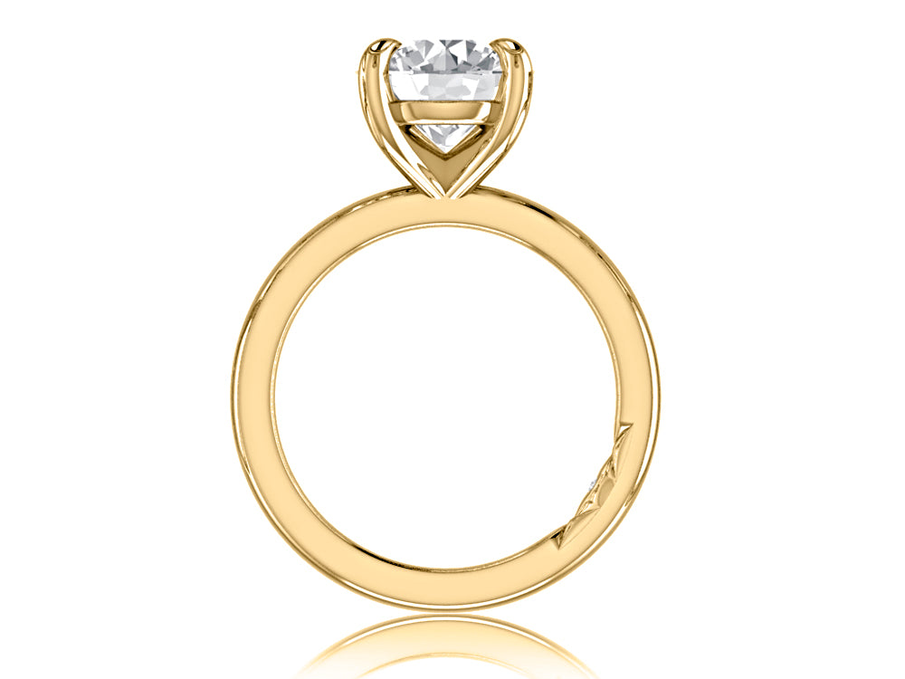 A. Jaffe Classic Solitaire Engagement Ring in 14K Yellow Gold