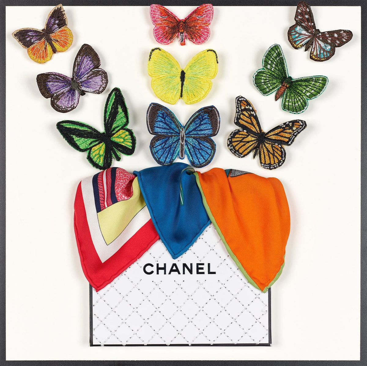 Stephen Wilson Studio - Chanel Butterfly Surprise - 12x12"