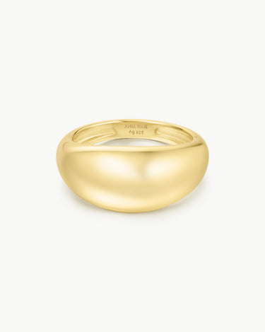 Ania Haie 14Kt Gold Overlay Bold Dome Ring