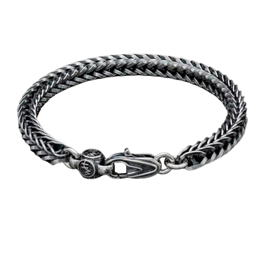 William Henry - 'Paros' Sterling Silver Chain Bracelet