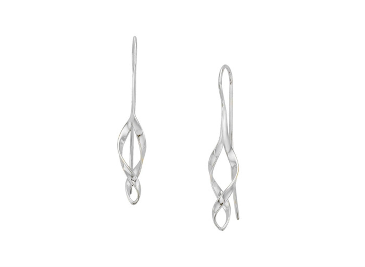 E.L Designs Swizzle Earrings in Sterling Silver