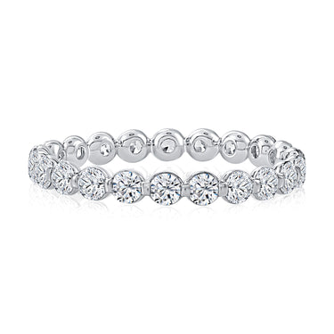 A.Jaffe Lotus Collection 1.10cttw Diamond Eternity Wedding Band
