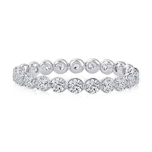 A.Jaffe Lotus Collection 1.10cttw Diamond Eternity Wedding Band