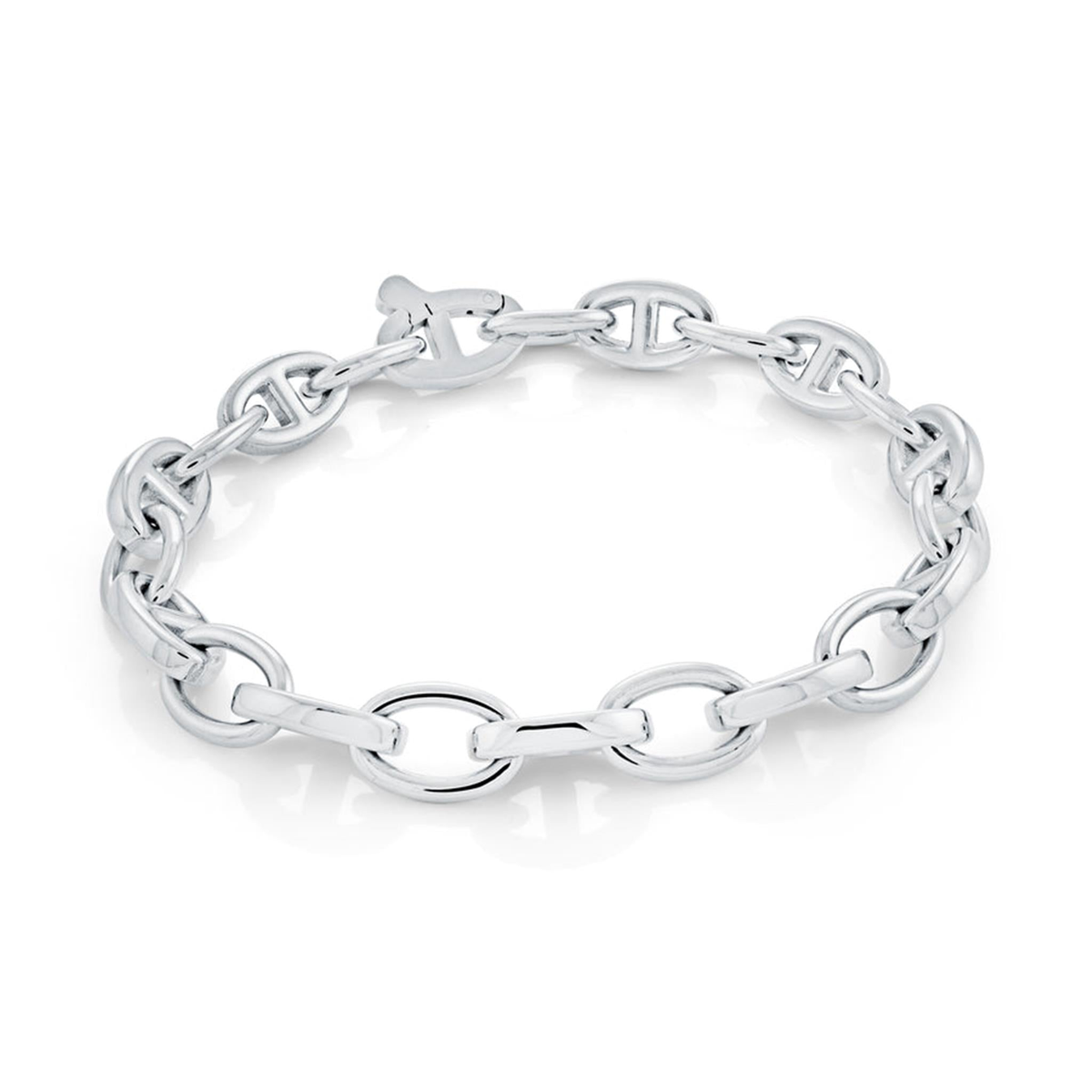 Italgem Stainless Steel Mariner Link Bracelet