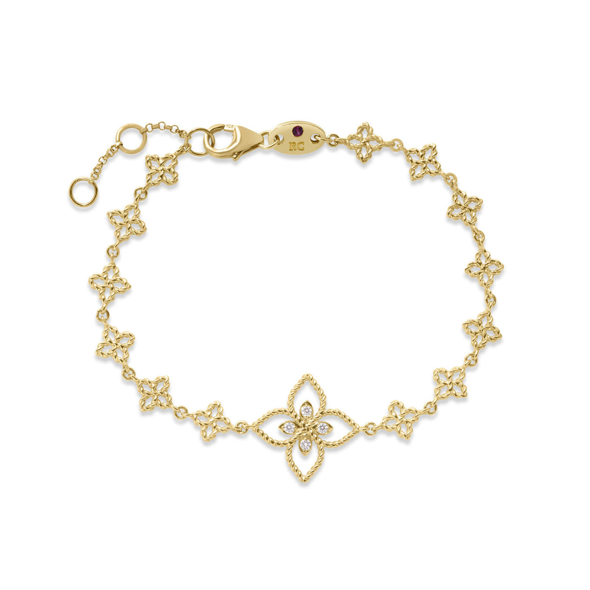Roberto Coin 18Kt Yellow Gold Tiny Princess Bracelet