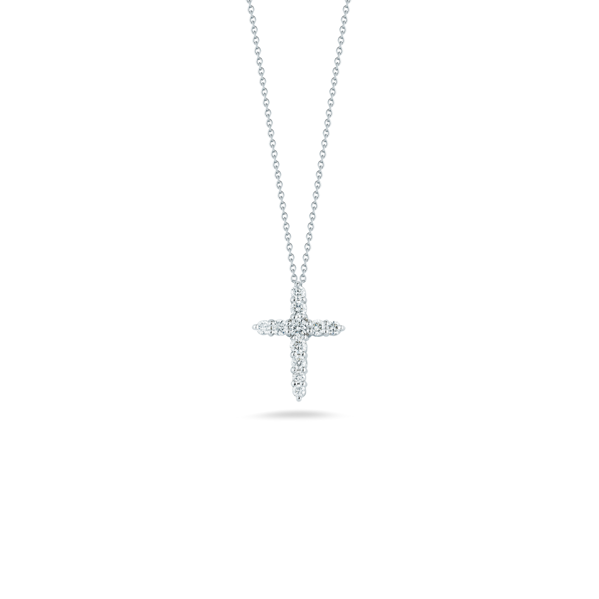 Roberto Coin 18Kt White Gold Cross Pendant