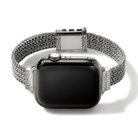 John Hardy Silver 12mm Diamond Pavé Smart Watch Band